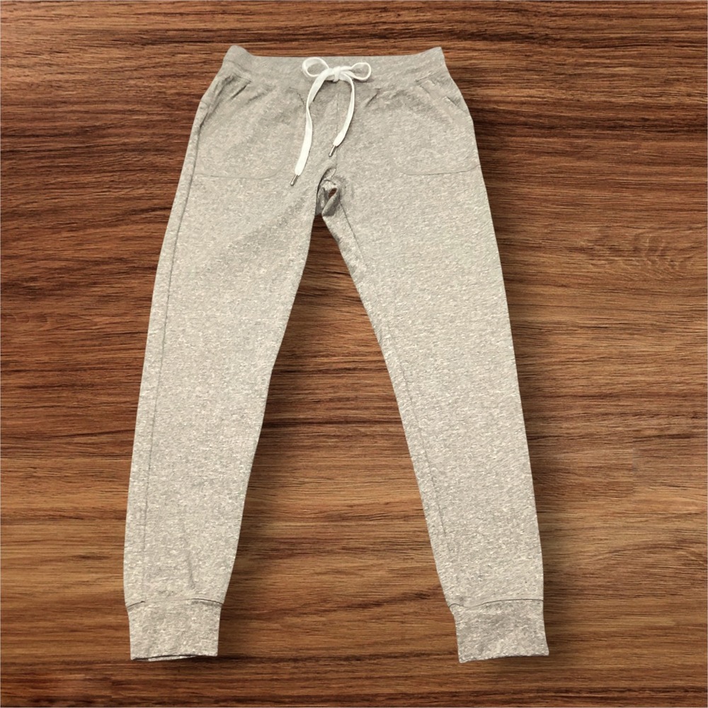 Zyia Active Womens Heathered Tan Joggers Slim Fit Sweatpants XS
